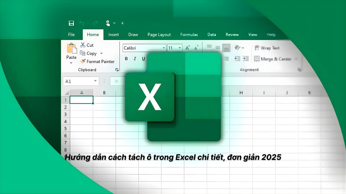 Hướng dẫn cách tách ô trong Excel chi tiết, đơn giản 2025 Hướng dẫn cách tách ô trong Excel chi tiết, đơn giản 2025